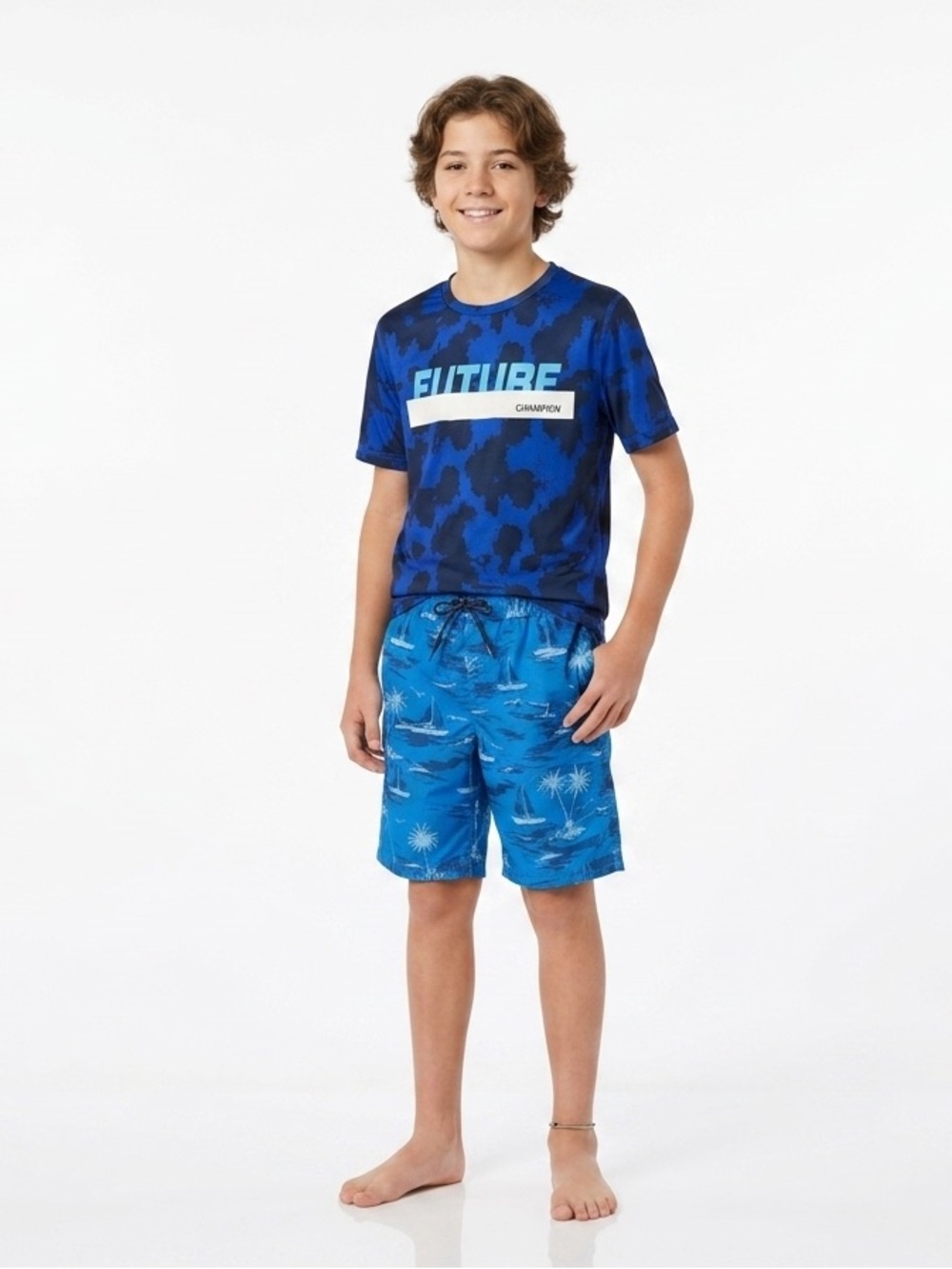 Two-piece kids swim set Athletic Works & Joe fresh Size L